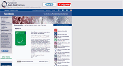 Desktop Screenshot of fundacioncarraro.org